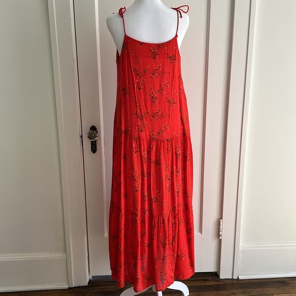 Kos Resort - Red Floral Sundress - Medium - Picture 10 of 11
